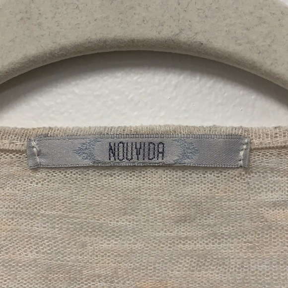 Nouvida size small cream fringe duster - Picture 4 of 5